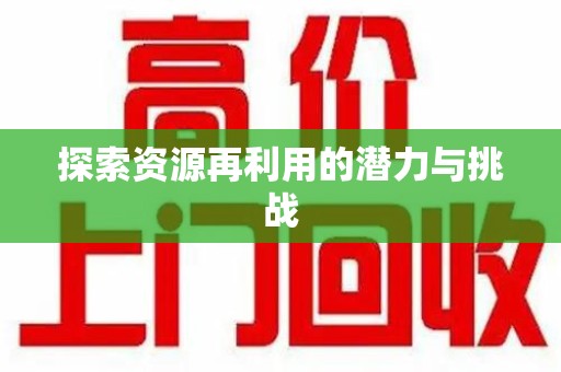 株洲探索资源再利用的潜力与挑战